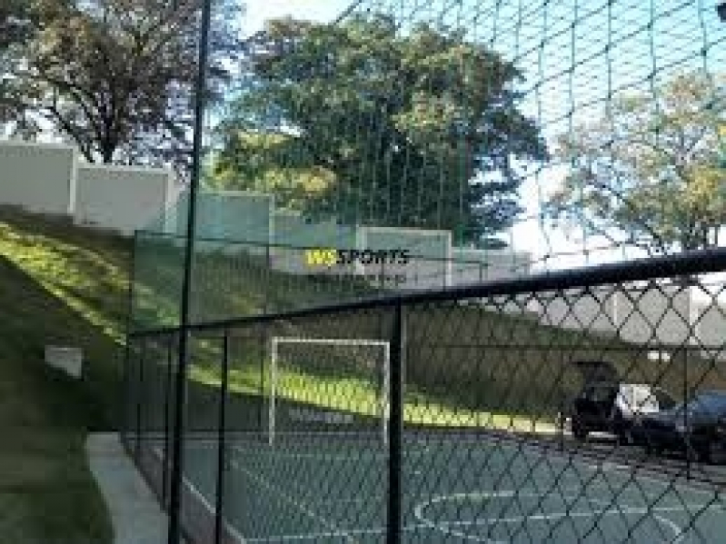 Rede para Cobertura de Campo Society Parque Peruche - Rede de Proteção para Quadra de Esportes