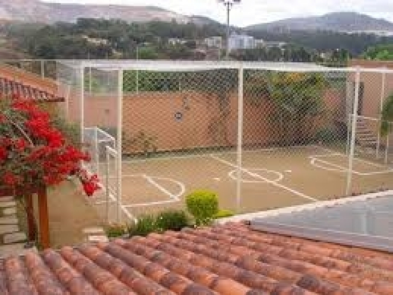 Tela de Proteção para Quadra de Tênis Cidade Domitila - Tela de Proteção para Campo de Futebol